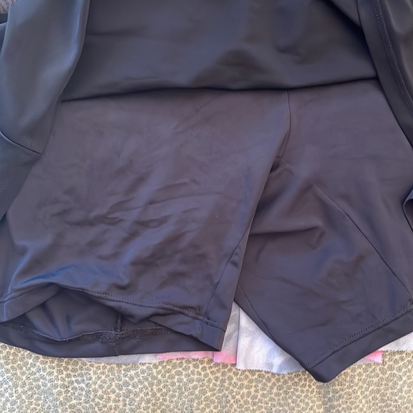 2 piece mesh outfit top and skort - Picture 3 of 7